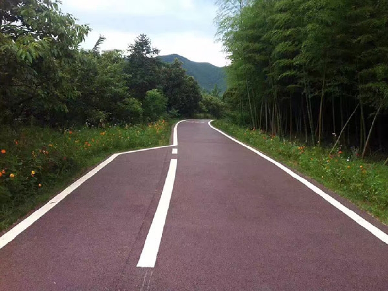 彩色透水砼道路